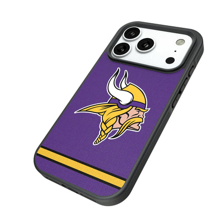 Minnesota Vikings Stripe Bump Phone Case for Apple iPhone
