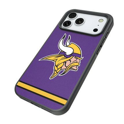 Minnesota Vikings Stripe Bump Phone Case for Apple iPhone