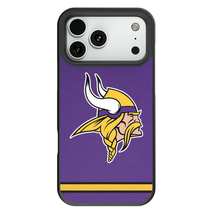 Minnesota Vikings Stripe Bump Phone Case for Apple iPhone