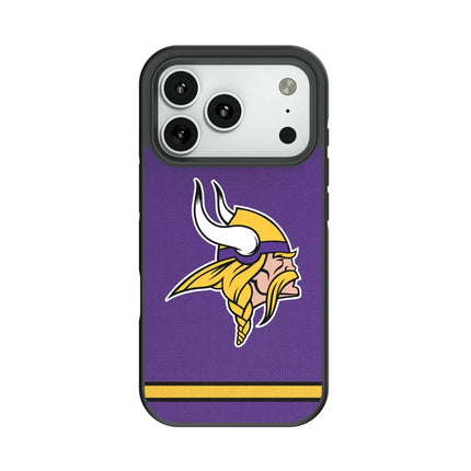Minnesota Vikings Stripe Bump Phone Case for Apple iPhone