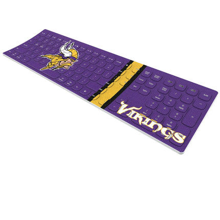 Minnesota Vikings Stripe Curved Wireless Keyboard