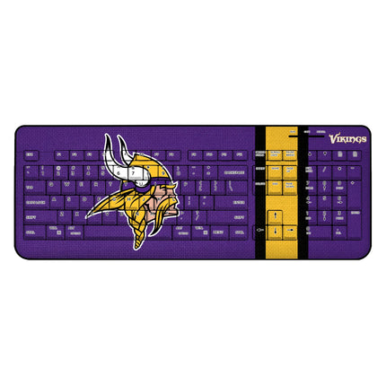 Minnesota Vikings Stripe Wireless USB Keyboard