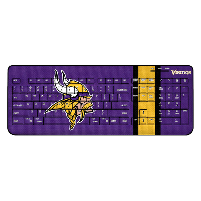 Minnesota Vikings Stripe Wireless USB Keyboard