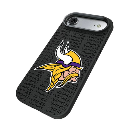 Minnesota Vikings Text Backdrop Bump Phone Case for Apple iPhone