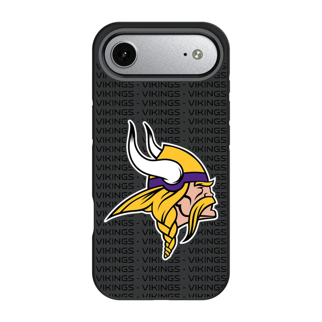 Minnesota Vikings Text Backdrop Bump Phone Case for Apple iPhone