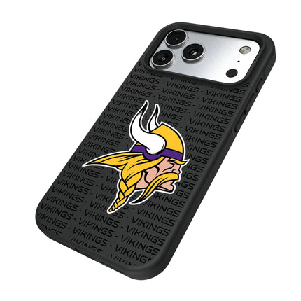 Minnesota Vikings Text Backdrop Bump Phone Case for Apple iPhone