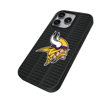 Minnesota Vikings Text Backdrop MagSafe Compatible Phone Case for Apple iPhone