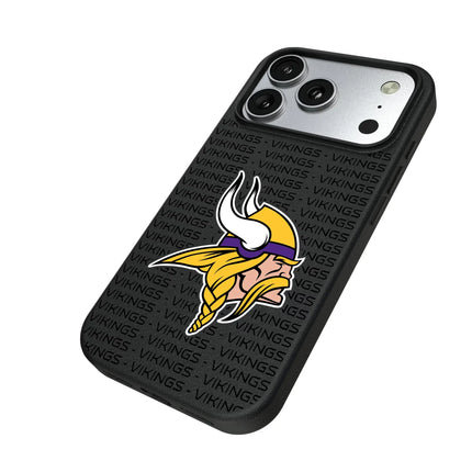 Minnesota Vikings Text Backdrop MagSafe Compatible Phone Case for Apple iPhone