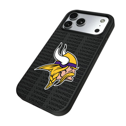 Minnesota Vikings Text Backdrop MagSafe Compatible Phone Case for Apple iPhone