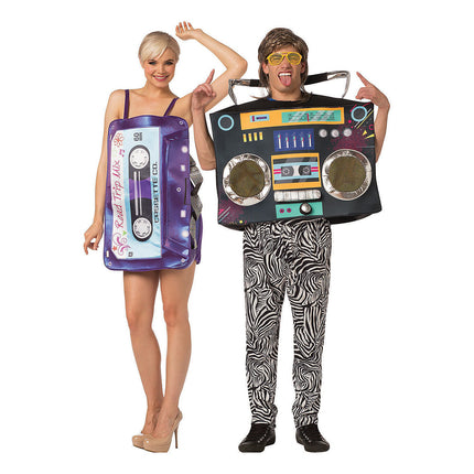 Mix Tape Dress And Boom Box Couples Costume