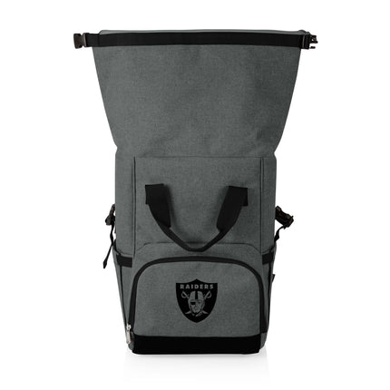 Las Vegas Raiders - On The Go Roll-Top Backpack Cooler