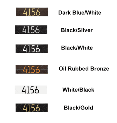 Modern Herringbone Standard Horizontal 1 Line Wall Plaque