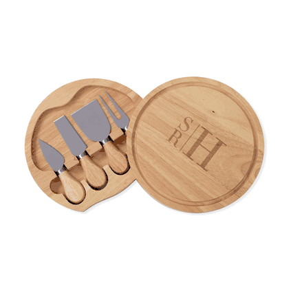 Monogram 5 Piece Cheese Board Set