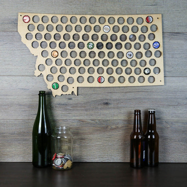 Montana Beer Cap Map