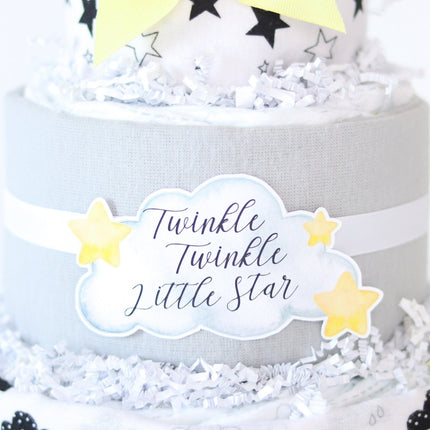 Moon Diaper Cake