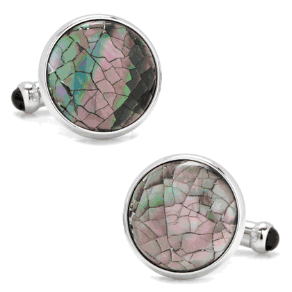 Mosaic Smoke Mother of Pearl Cufflinks