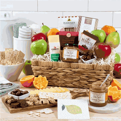 Mother's Day Fruit & Snack Gift Basket