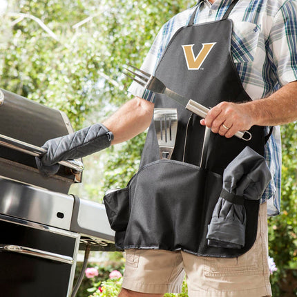 Vanderbilt Commodores - BBQ Apron Tote Pro Grill Set