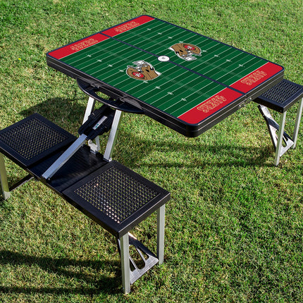 San Francisco 49ers - Picnic Table Portable Folding Table with Seats