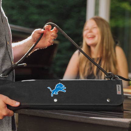 Detroit Lions - BBQ Roll Up 3 Piece Set