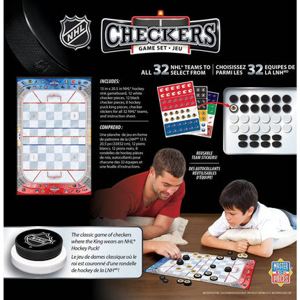 NHL - League Checkers Board Game
