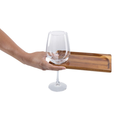 Rectangle Wine Appetizer Plate Set of  Four