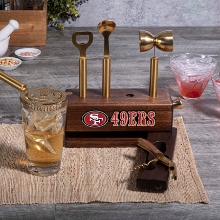San Francisco 49ers - Sidecar 5-Piece Bar Tool Set