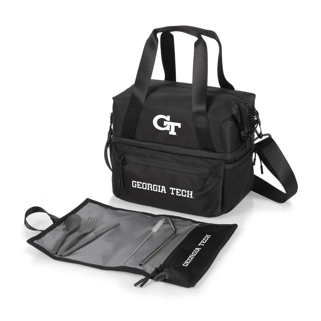 Georgia Tech Yellow Jackets Tarana Recycled Lunch Bag Cooler Utensils