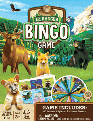 National Parks Jr Ranger Bingo Game