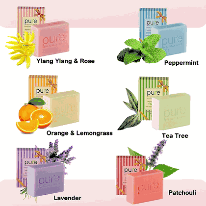 Natural Handmade Essential Oil Artisan Soap Bars Gift Set