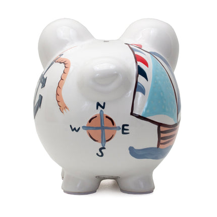 Nautical Large Piggy Bank