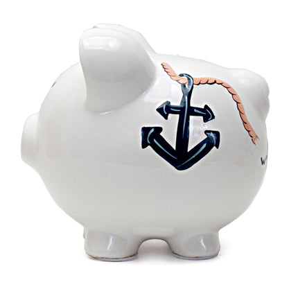 Nautical Large Piggy Bank