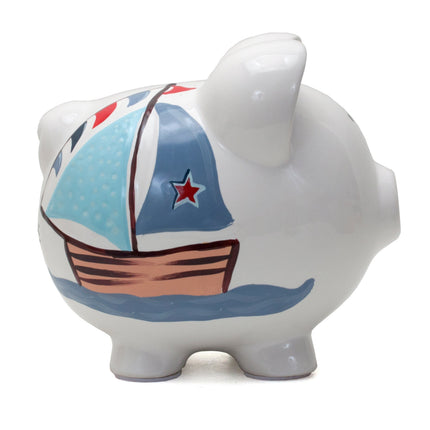 Nautical Large Piggy Bank