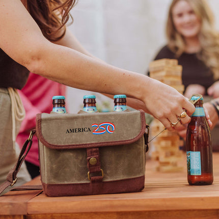 America250 - Beer Caddy Cooler Tote with Opener