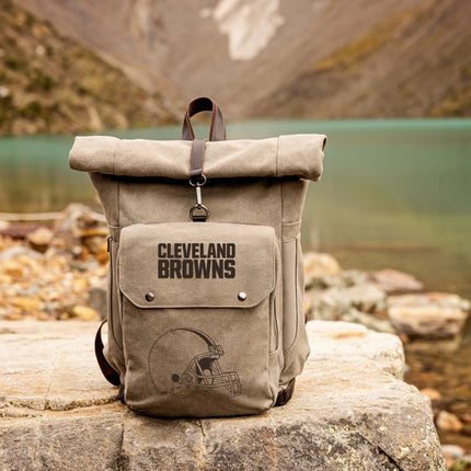 Cleveland Browns - Carmel Roll Top Picnic Backpack Cooler