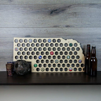 Nebraska Beer Cap Map
