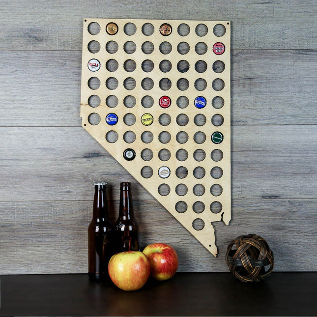 Nevada Beer Cap Map