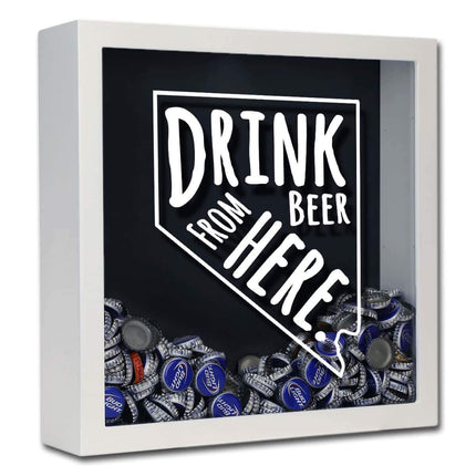 Nevada Drink Beer From Here Beer Cap Shadow Box
