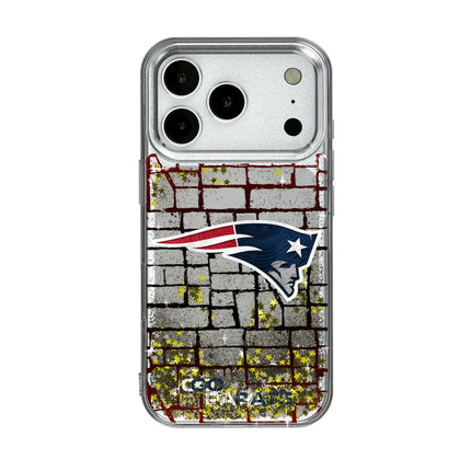 New England Patriots Brick Glitter Phone Case for Apple iPhone