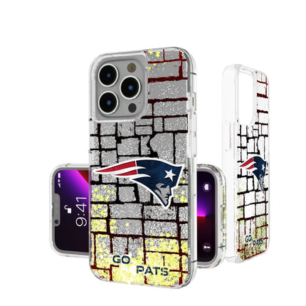 New England Patriots Brick Glitter Phone Case for Apple iPhone