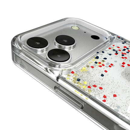 New England Patriots Confetti Glitter Phone Case for Apple iPhone