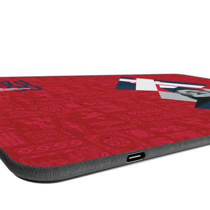 New England Patriots Deco 15-Watt Wireless Charger and Mouse Pad