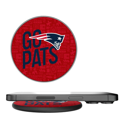 New England Patriots Deco 15-Watt Wireless Charger
