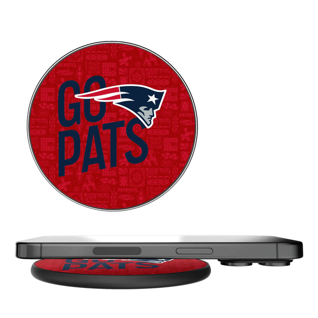 New England Patriots Deco 15-Watt Wireless Charger
