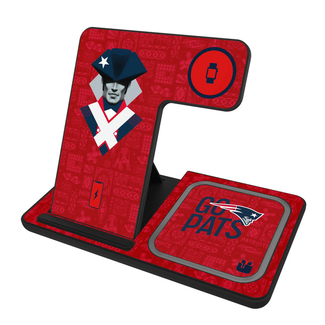New England Patriots Deco 3 in 1 Charging Station