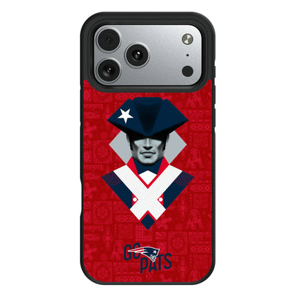 New England Patriots Deco Bump Phone Case for Apple iPhone