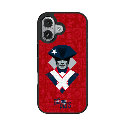 New England Patriots Deco Bump Phone Case for Apple iPhone