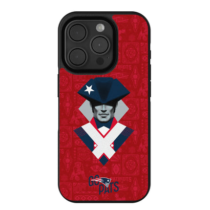 New England Patriots Deco Bump Phone Case for Apple iPhone