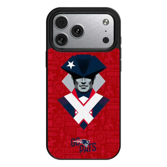 New England Patriots Deco MagSafe Compatible Phone Case for Apple iPhone