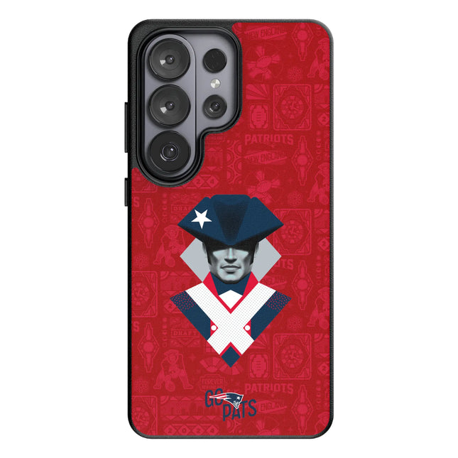 New England Patriots Deco MagSafe Compatible Phone Case for Samsung Galaxy